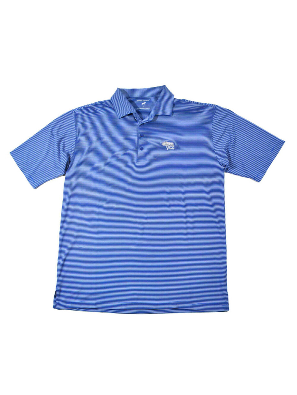 Torrey Pines Golf Club Country Golf Blue Stripe Polo Size Large